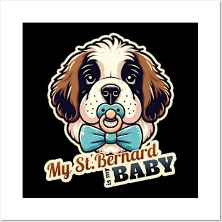 Baby St. Bernard Posters and Art